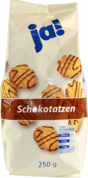 Ja! schokotatzen 250g (4388844008076)