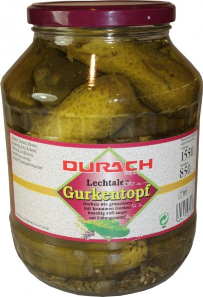 Durach Gurkentopf 1700ml | Gemüsekonserven | Konserven | Lebensmittel ...
