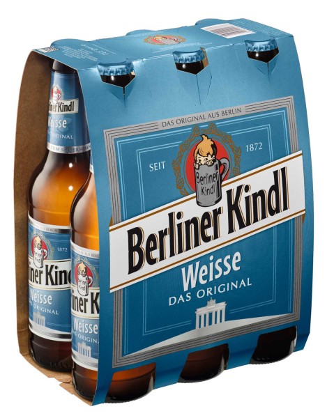 6 x Berliner Kindl Weisse 0,33L 3,0% vol. inkl. Sixpack Mehrwegpfand