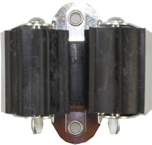 Klemmhalter mit Gummirollen 50 x 50 mm