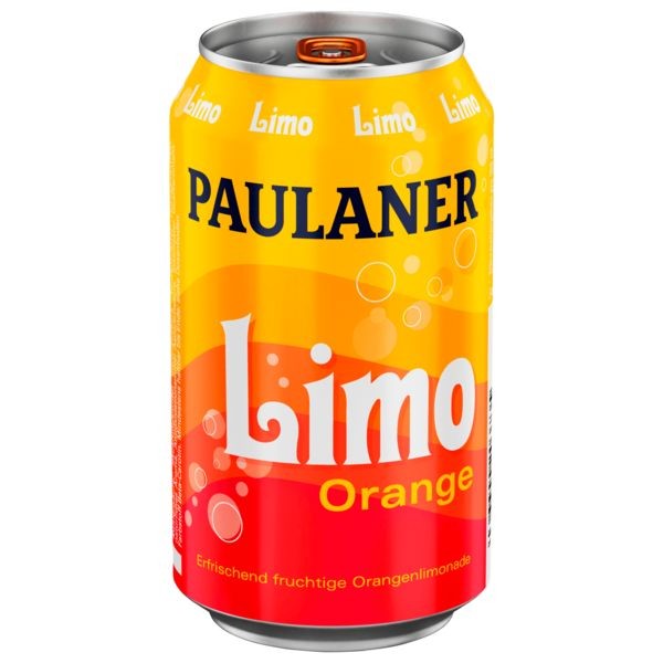 24 x Paulaner Limo Orange 0,33L Dose EINWEG
