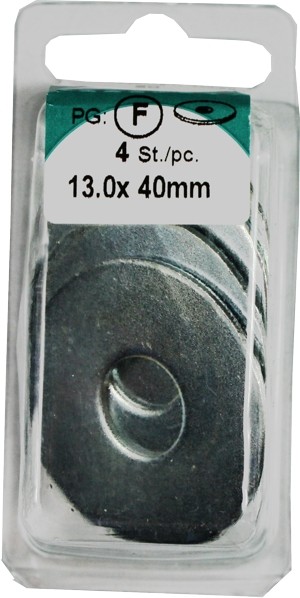 Karosserie-U-Scheiben verzinkt 13,0x 40 mm
