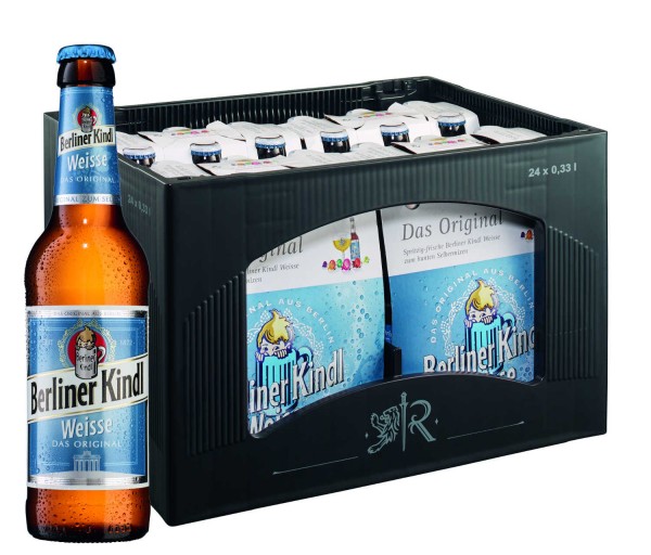 24 x Berliner Kindl Weisse Das Original 0,33L 3,0% vol.Originalkiste MEHRWEG