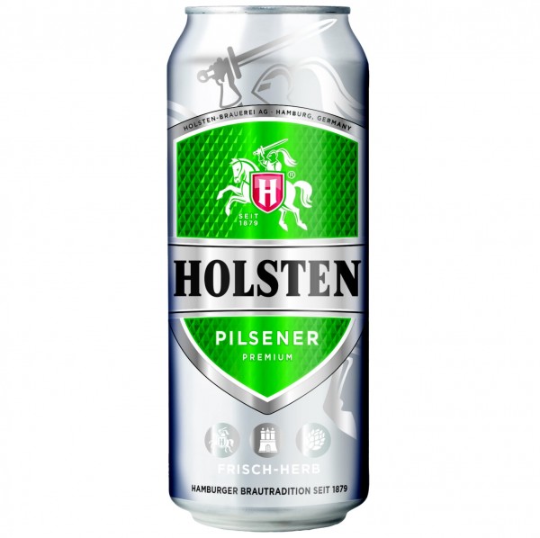 24x 0,5L Dosen Holsten Pilsener 4,8% vol. alc. EINWEG Reduziert MHD 15.4.29