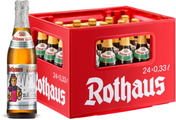 24 x Rothaus Eiszäpfle Märzen Export 0,33 L- 5,6 % Alkohol Originalkiste MEHRWEG