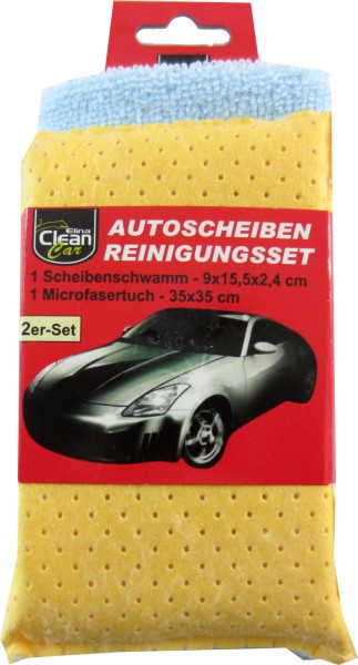 Elina Clean Car Autoscheiben Reinigungsset