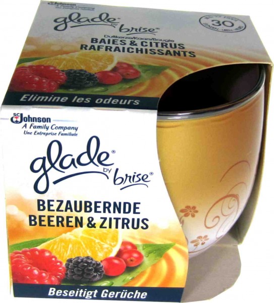 Brise glade Duftkerze Bezaubernde Beeren und Zitrus 120g