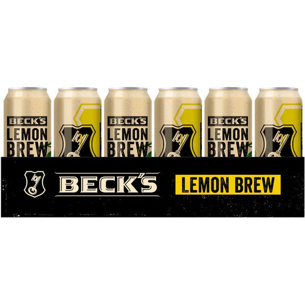 24 x 0,5L Dosen Becks Lemon brew 2,5% Vol_Einweg