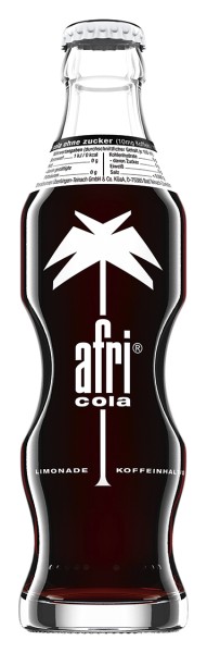 24 x Afri Cola white Afrischend Light 0,2L Originalkiste Glasflasche Mehrweg-Pfand