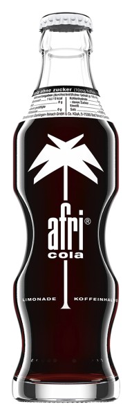 24 x Afri Cola white Afrischend Light 0,2L Glas Mehrweg-Pfand-REDUZIERT MHD: 12/23