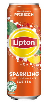 Lipton Sparkling Peach Eistee Pfirsich 24 x 0,33L Dose Einweg - MHD -04/23 - Reduziert