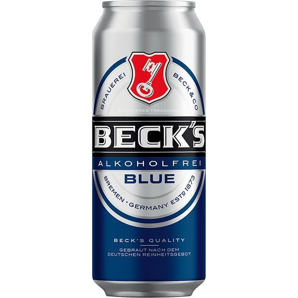 24 x Becks Blue Alkoholfrei Dosen 0,5 L <0,5 % vol,alc. inklusive Pfand - EINWEG