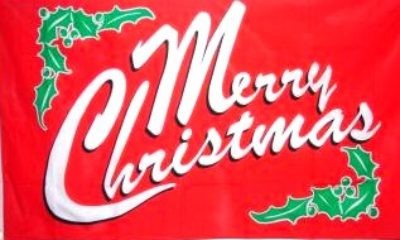 Fahne Merry Christmas 2 90 x150 cm