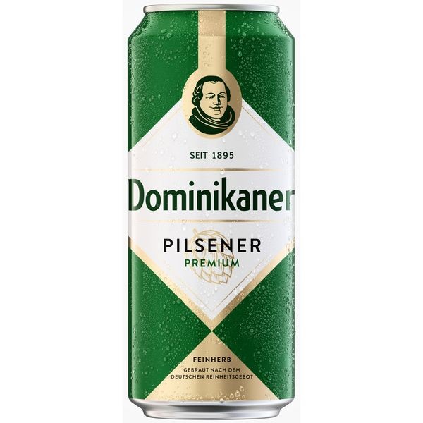 24x0,5L Dosen Dominikaner Pilsener Premium 4,8% Vol._Einwegpfand