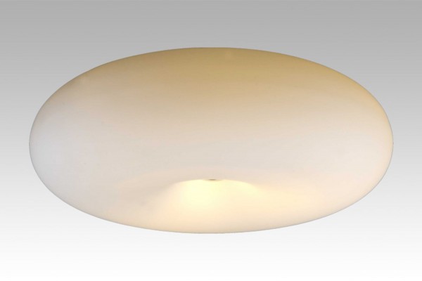 172/P38 - Lampex Plafond Opal 38 metal/glass 12 x 38 cm