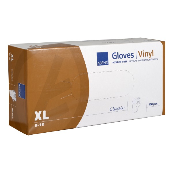 3 x 100 Abena Handschuhe Gloves Classic Vinyl Puderfrei Größe XL