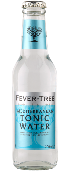 24 x Fever-Tree MEDITERRANEAN TONIC WATER 2ooml Glasflasche Mehrweg