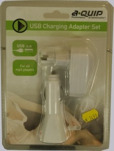 aquip USB Charging Adapter Set