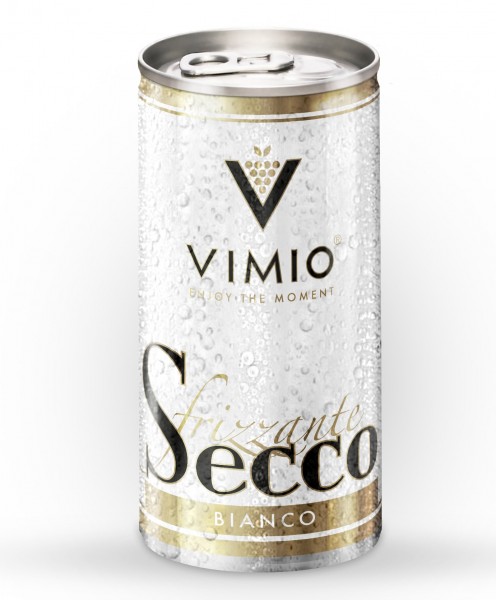 Vimio Secco Frizzante Bianco Perlwein Weiß 10,5% vol. 200 ml Dose