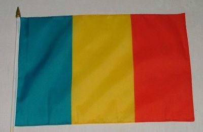 Fahne an Holzstab Rumänien