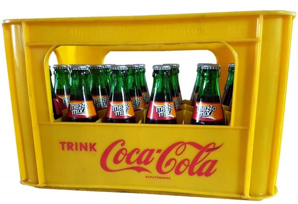 24 x Coca-Mezzo Mix 0,2L Originalkiste Glasflasche MEHRWEG