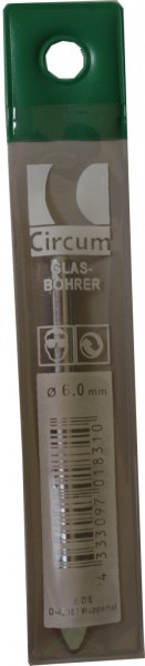 CIRCUM Glasbohrer T 6,0 mm Gals und Fliesen bohren