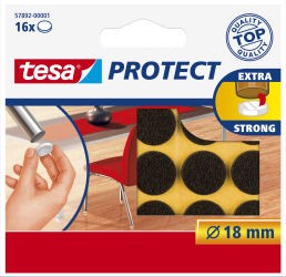 tesa Protect® Filzgleiter,rund,weiß,26mm