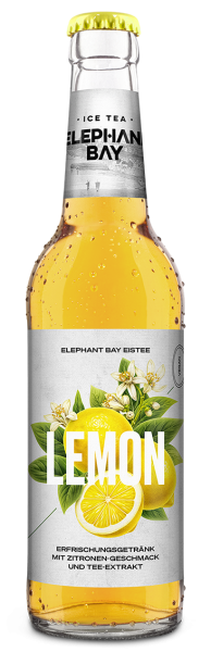 20 x 0,33L Elephant Bay Ice Tea Lemon Eistee Glasflasche in Originalkiste Mehrwegpfand