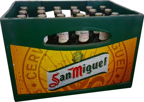 24 x San Miguel Especial 5,4% vol. 0,33l Originalkiste MEHRWEG