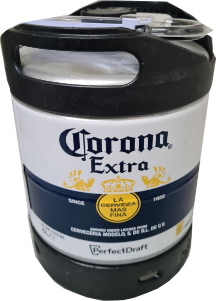 Corona Extra Perfect Draft 6 Liter Fass 4,5 % vol. Mehrwegpfand