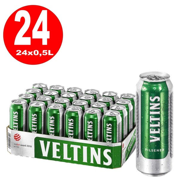 24 x Veltins Pilsener Dosen 0,5L 4,8% Vol EINWEG