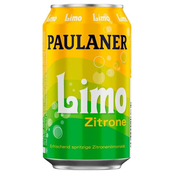 24 x Paulaner Limo Zitrone 0,33L Dose Einwegpfand