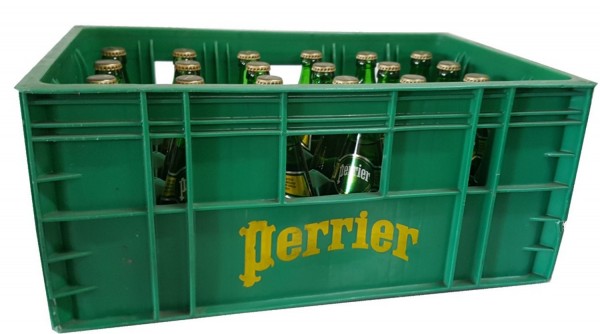 24 x Perrier Mineralwasser 0,33L Glas Flasche in Originalkiste MEHRWEG