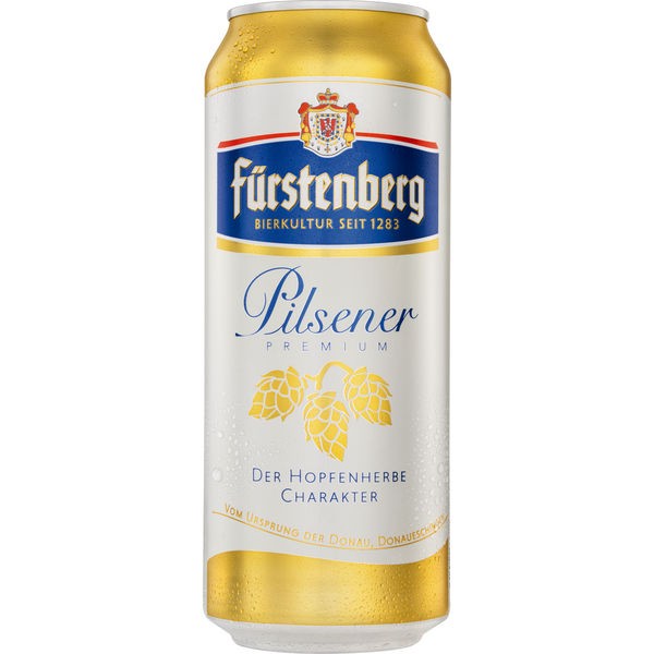 24x0,5L Dosen Fürstenberg Premium Pilsener 4,8% Vol._Eimweg-Pfand