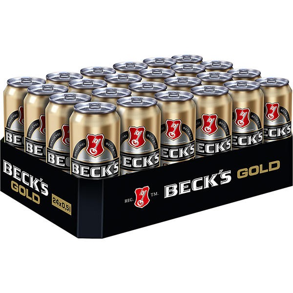 24 x 0,5L Dosen Becks Gold 4,9% Vol_EINWEG