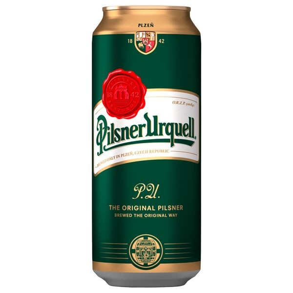 24 x Pilsner Urquell Dosen 0,5L 4,4% Vol EINWEG