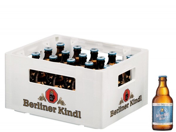 20 x Berliner Kindl Weisse Das Original 0,33L 3,0% vol.Originalkiste MEHRWEG