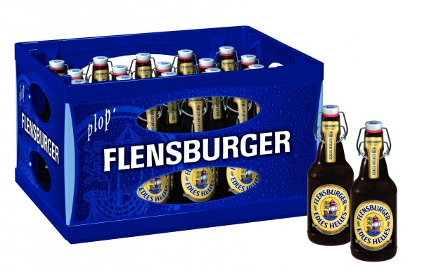 20 x Flensburger Edles Helles 0,33l, 5,4 % vol Mehrweg REDUZIERT MHD 16.2.24