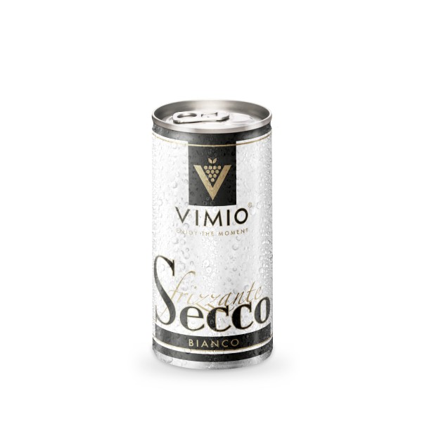 Vimio Secco Frizzante Bianco Perlwein Weiß 10,5% vol. 200 ml Dose