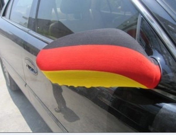 5 x 2 Stück Aussenspiegel - Fahne Deutschland Spiegelüberzug für Autospiegel