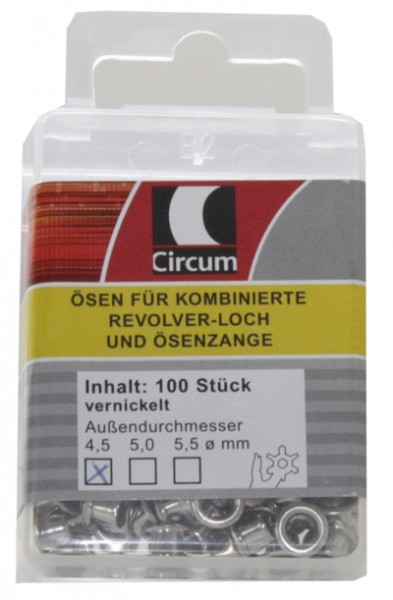 Oesen Vernickelt 4.5mm