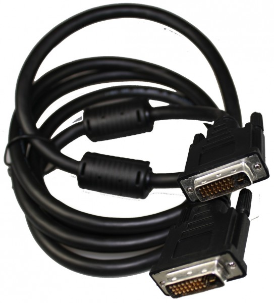 Monitorkabel 1,8m DVI Dual Link 24+1 Stecker-Stecker