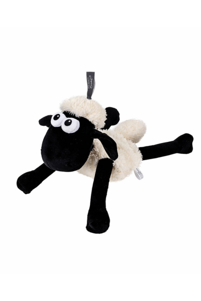 Fashy 6338 Shaun das Schaf Wärmekissen mit Rapssamenfüllung, Weiß, 37 cm