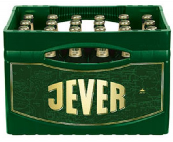 24 x Jever Pilsener 0,33 Liter 4,9% vol. Originalkiste MEHRWEG