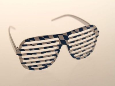 Spassbrille in Bayern look Schalosie Design