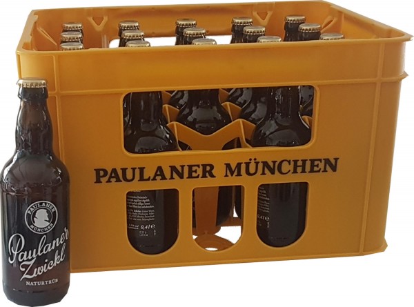 20 x Paulaner Zwickl Naturtrüb 0,4L 5,5% vol. Originalkiste MEHRWEG