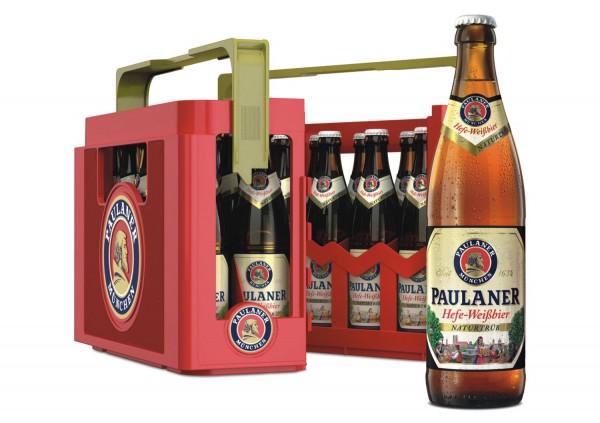 20 x Paulaner Hefeweissbier naturtrüb 0,5 L - 5,5% Alkohol Originalkiste MEHRWEG