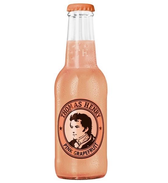 24 x Thomas Henry Pink Grapefruit Limonade 200ml Glasflasche Mehrweg