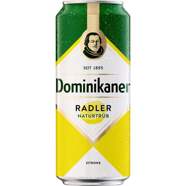 2 x 24 x 0,5L Dosen Dominikaner Radler Zitrone Naturtrüb 2,5% Vol._EINWEG