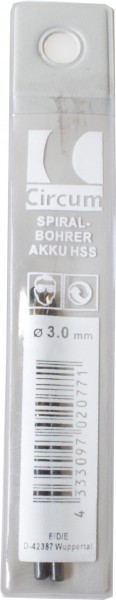 Spiralbohrer Akku 3mm